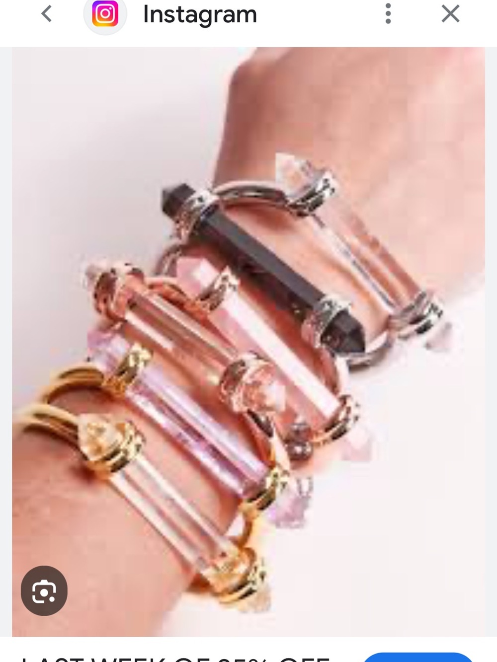 Stoned Maiden 2.0 swappable wand crystal bracelet. Includes  labradorite wands
